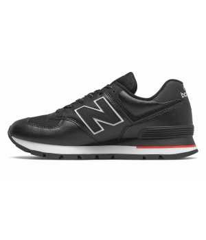 New Balance мужские кроссовки 574 Rugged черные с красными вставками
