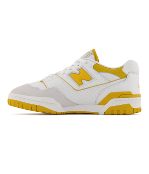 Кроссовки New Balance женские 550 белые с желтым