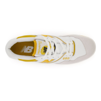Кроссовки New Balance женские 550 белые с желтым