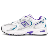 New Balance 530 белые с фиолетовым