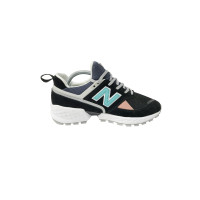 New Balance мужские кроссовки 574 Classic черные с голубым