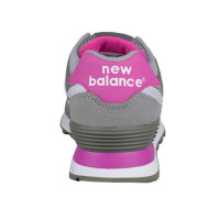 New Balance женские кроссовки 574 серые с розовым