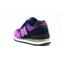 Кроссовки New Balance 574 с сеткой пурпурные 