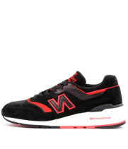 New Balance 997 кроссовки черно-красные