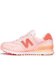 New Balance женские кроссовки 574 оранжевые
