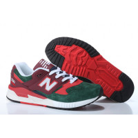 New Balance кроссовки 530 зеленые с красным 