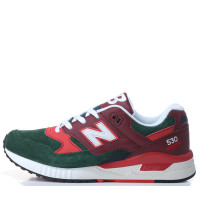 New Balance кроссовки 530 зеленые с красным 