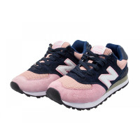New Balance женские кроссовки 574 с сеткой синий с розовым