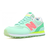 New Balance женские кроссовки 574 светло-зеленые