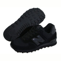 New Balance мужские кроссовки 574 Classic замшевые черные